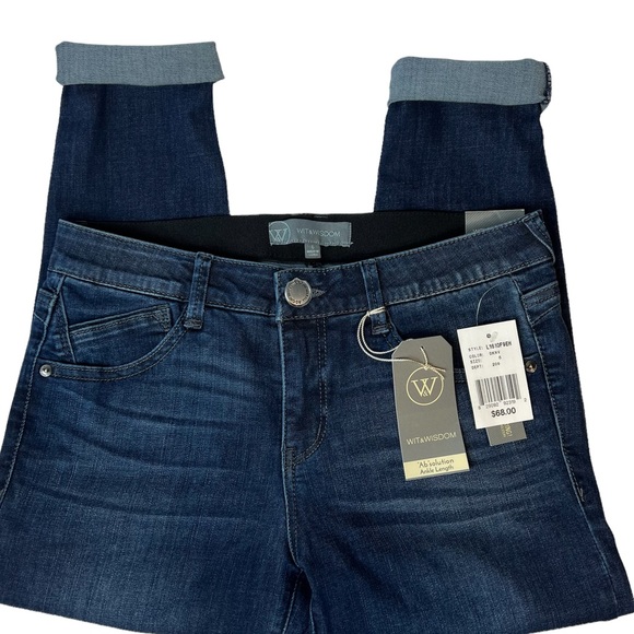Wit & Wisdom Jeans Dark Navy Ankle Length Jeans - Picture 5 of 14